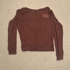 PINK mauve zip up jacket